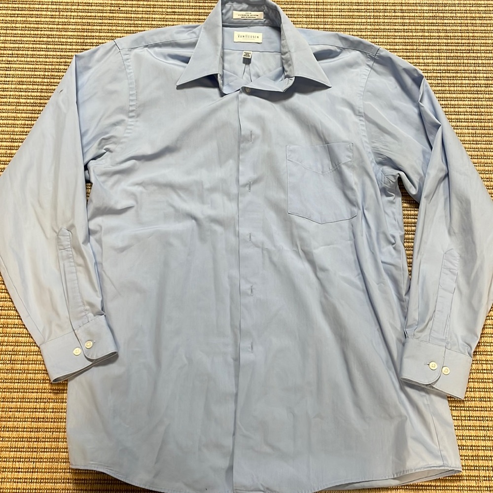 Mens VAN HEUSEN long sleeve dress shirt